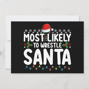Am wahrscheinlichsten, um Weihnachts-Wrestling zu  Einladung