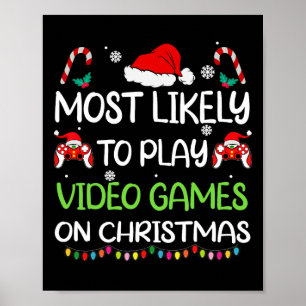 Am wahrscheinlichsten Videospiele Weihnachten Fami Poster
