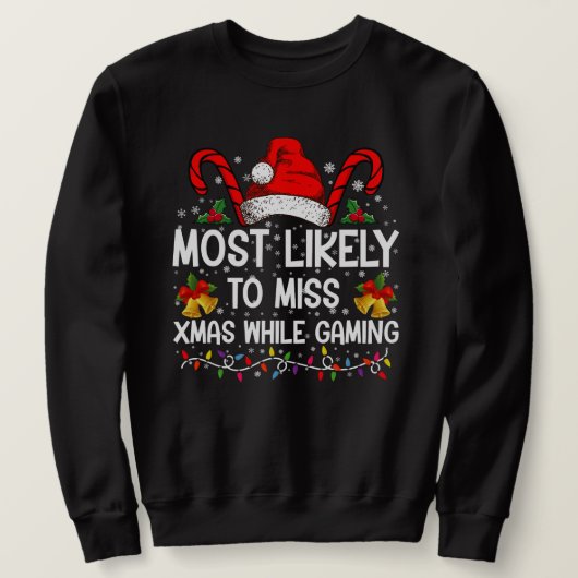 Am wahrscheinlichsten, während Weihnachten zu verp Sweatshirt (Design vorne)