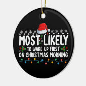 Am wahrscheinlichsten Wecke man zuerst am Weihnach Keramik Ornament (Links)
