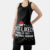 Am wahrscheinlichsten Wecke man zuerst am Weihnach Schürze (InSitu)