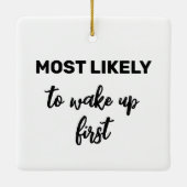 Am wahrscheinlichsten Wecke zuerst auf Keramikornament (Rückseite)