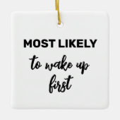 Am wahrscheinlichsten Wecke zuerst auf Keramikornament (Vorderseite)