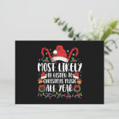 Am wahrscheinlichsten Weihnachten das ganze Jahr ü Einladung (Stehend Vorderseite)