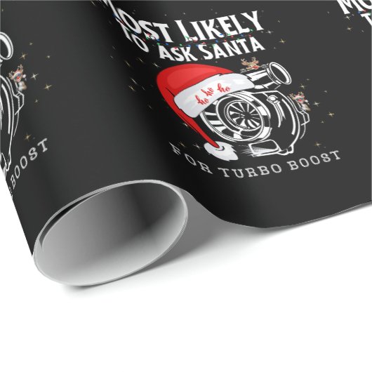 Am wahrscheinlichsten, Weihnachten für Turbo Boost Geschenkpapier (Rolleneckpunkt)