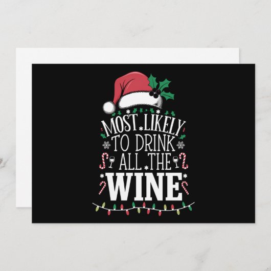 Am wahrscheinlichsten Weihnachten trinken die ganz (Vorne/Hinten)