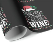 Am wahrscheinlichsten Weihnachten trinken die ganz Geschenkpapier (Rolleneckpunkt)