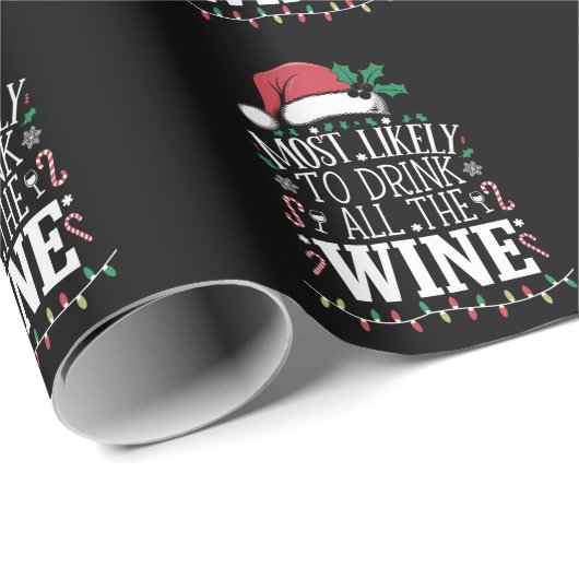 Am wahrscheinlichsten Weihnachten trinken die ganz Geschenkpapier (Rolleneckpunkt)