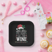 Am wahrscheinlichsten Weihnachten trinken die ganz Pappteller (Party)