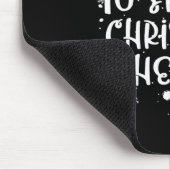 Am wahrscheinlichsten Weihnachts-Cheer Xmas Lichte Mousepad (Ecke)