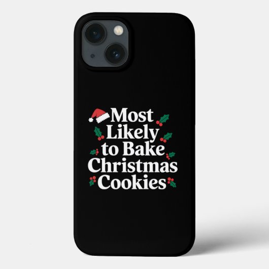Am wahrscheinlichsten Weihnachts-Cookie-Familie ba Case-Mate iPhone Hülle (Rückseite)
