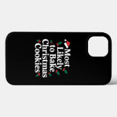 Am wahrscheinlichsten Weihnachts-Cookie-Familie ba Case-Mate iPhone Hülle (Rückseite (Horizontal))