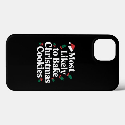 Am wahrscheinlichsten Weihnachts-Cookie-Familie ba Case-Mate iPhone Hülle (Rückseite (Horizontal))