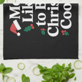 Am wahrscheinlichsten Weihnachts-Cookie-Familie ba Geschirrtuch (Gefaltet)