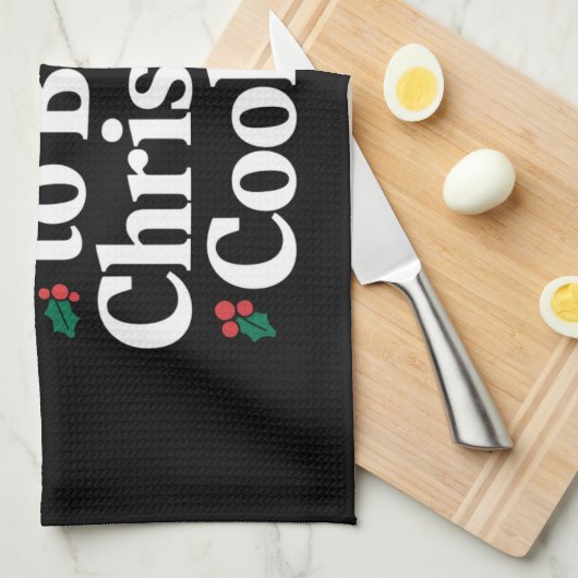 Am wahrscheinlichsten Weihnachts-Cookie-Familie ba Geschirrtuch (Viertel Falte)