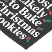 Am wahrscheinlichsten Weihnachts-Cookie-Familie ba Kurzer Tischläufer (Ecke)