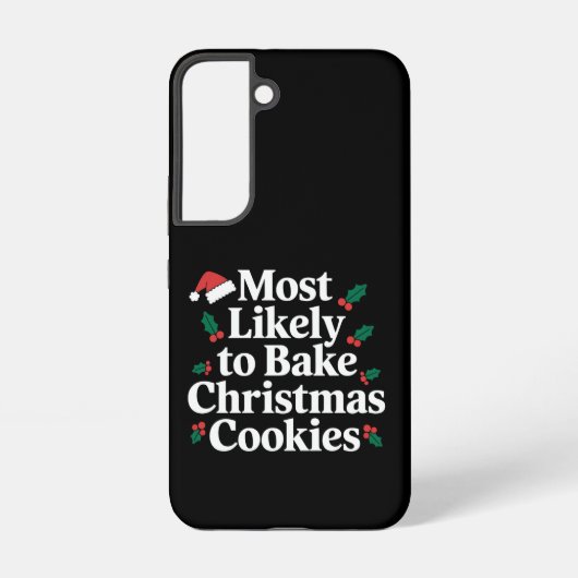 Am wahrscheinlichsten Weihnachts-Cookie-Familie ba Samsung Galaxy Hülle (Rückseite)