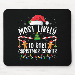 Am wahrscheinlichsten Weihnachts-Cookies Familie M Mousepad