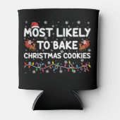 Am wahrscheinlichsten Weihnachtsbäcker backen Xmas Dosenkühler (Vorderseite)