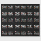 Am wahrscheinlichsten Weihnachtsbäcker backen Xmas Geschenkpapier (Flach)