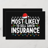 Am wahrscheinlichsten Weihnachtsfeiertage verkaufe Einladung (Vorne/Hinten)