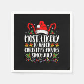 Am wahrscheinlichsten Weihnachtsfilme seit Juli We Serviette (Vorderseite)