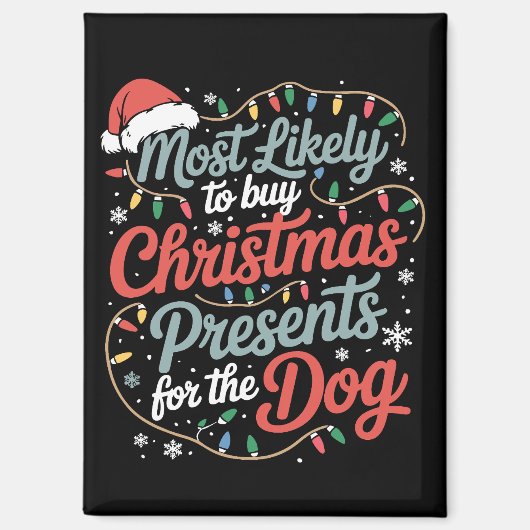 Am wahrscheinlichsten Weihnachtsgeschenke für den Magnet (Vorderseite)