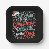 Am wahrscheinlichsten Weihnachtsgeschenke für den  Pappteller (Vorderseite)