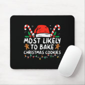 Am wahrscheinlichsten Weihnachtskekse backen Baker Mousepad (Mit Mouse)