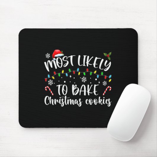 Am wahrscheinlichsten Weihnachtskekse backen Baker Mousepad (Mit Mouse)