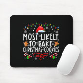 Am wahrscheinlichsten Weihnachtskekse backen Baker Mousepad (Mit Mouse)
