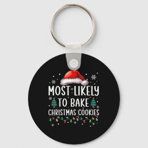Am wahrscheinlichsten Weihnachtskekse backen Baker Schlüsselanhänger