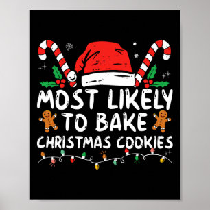 Am Wahrscheinlichsten Weihnachtskekse Zu Backen Poster
