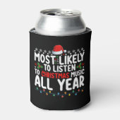 Am wahrscheinlichsten Weihnachtsmusik das ganze Ja Dosenkühler (Kanne Vorderseite)