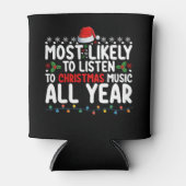 Am wahrscheinlichsten Weihnachtsmusik das ganze Ja Dosenkühler (Vorderseite)