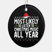 Am wahrscheinlichsten Weihnachtsmusik das ganze Ja Keramik Ornament (Links)
