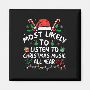 Am Wahrscheinlichsten Weihnachtsmusik Das Ganze Ja Magnet