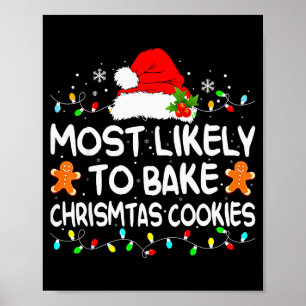 Am wahrscheinlichsten Weihnachtsplätzchen backen L Poster