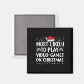 Am Wahrscheinlichsten Werden An Weihnachten Videos Magnet (Vorderseite/Rückseite)