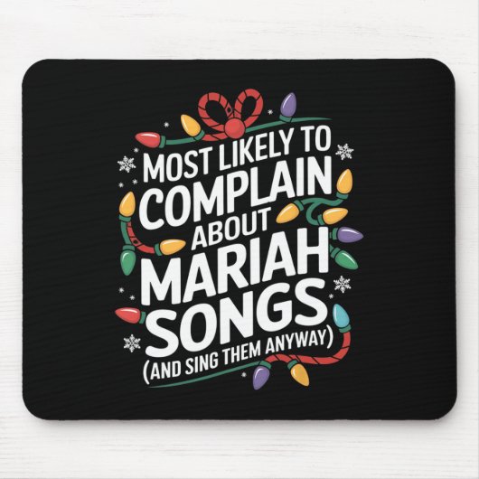 Am wahrscheinlichsten werden Songs der Matching Fa Mousepad (Vorne)