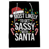 Am wahrscheinlichsten werden Weihnachten Weihnacht Mittlere Geschenktüte (Vorderseite)