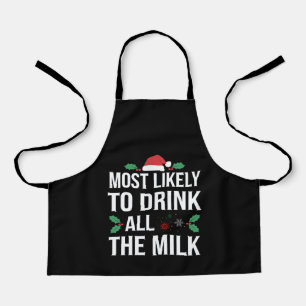 Am Wahrscheinlichsten Wird Alle Milch Weihnachten  Schürze