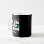 Am wahrscheinlichsten wird am 24. Dezember Weihnac Kaffeetasse (Vorderseite Links)