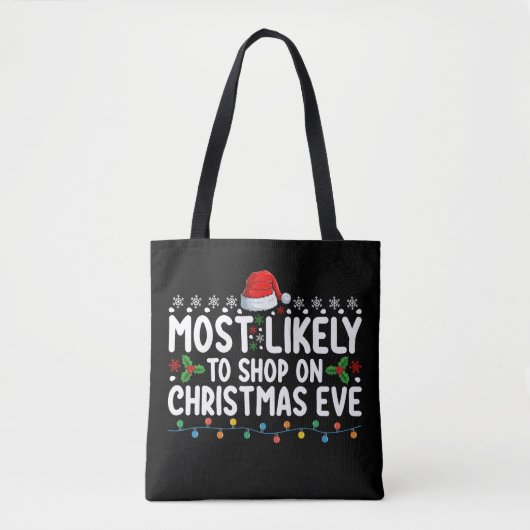 Am wahrscheinlichsten wird am Weihnachtsabend eing Tasche (Vorderseite)