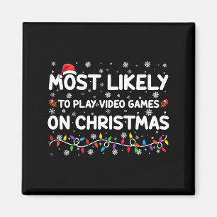 Am Wahrscheinlichsten wird an Weihnachten Videospi Magnet