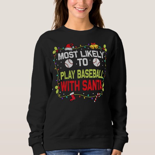 Am wahrscheinlichsten wird Baseball mit Chr der We Sweatshirt (Vorderseite)