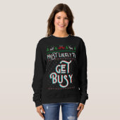 Am wahrscheinlichsten wird beschäftigt lustige häs sweatshirt (Vorne ganz)