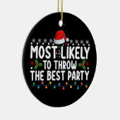 Am wahrscheinlichsten wird das beste Party Weihnac Keramik Ornament (Rechts)