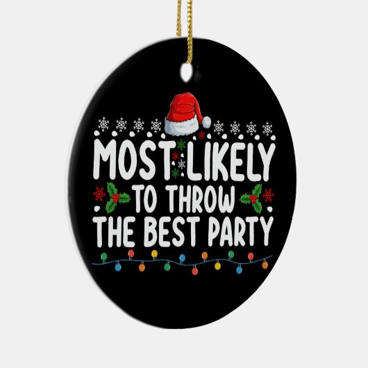 Am wahrscheinlichsten wird das beste Party Weihnac Keramik Ornament (Rechts)