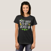Am wahrscheinlichsten wird das Kleeblatt St Patric T-Shirt (Vorne ganz)